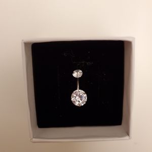 NWOT Short Bar Belly Ring